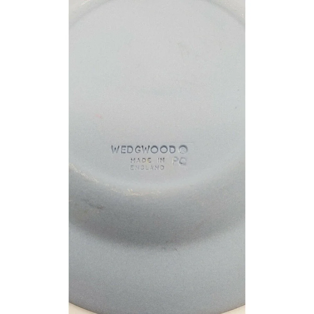 Wedgewood Jasperware Trafalgar Square England Scenic Plate Blue - Picture 7 of 12